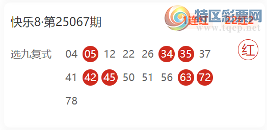 [快乐8] 25089期：楚天歌选一  选十近10红1725 / 作者:楚天歌 / 帖子ID:1034625