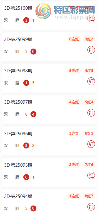 [����3D] 25102�ڣ����ϵ�10��˫���Ƽ���˫����10��8356 / ����:���ϵ� / ����ID:1041810