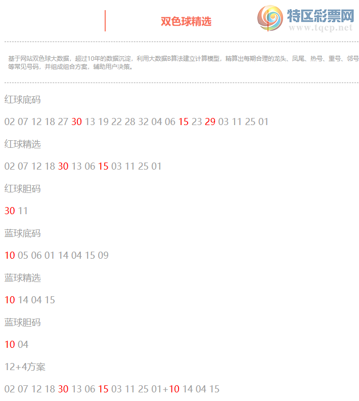[˫ɫ��] 26052��:˫ɫ����ֲ������30 15 29+10141 / ����:�ͷ�-С�� / ����ID:1256856