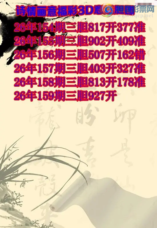 [����3D] 26159�ڣ�159�ڴ󸻺�����624˫��64�����ա�81 / ����:��ҹմ�� / ����ID:1280384